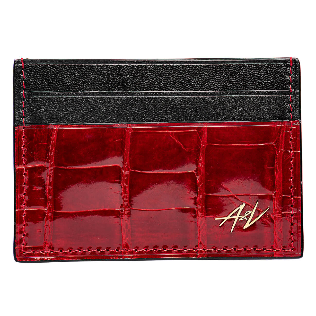 Card Holder in Alligator