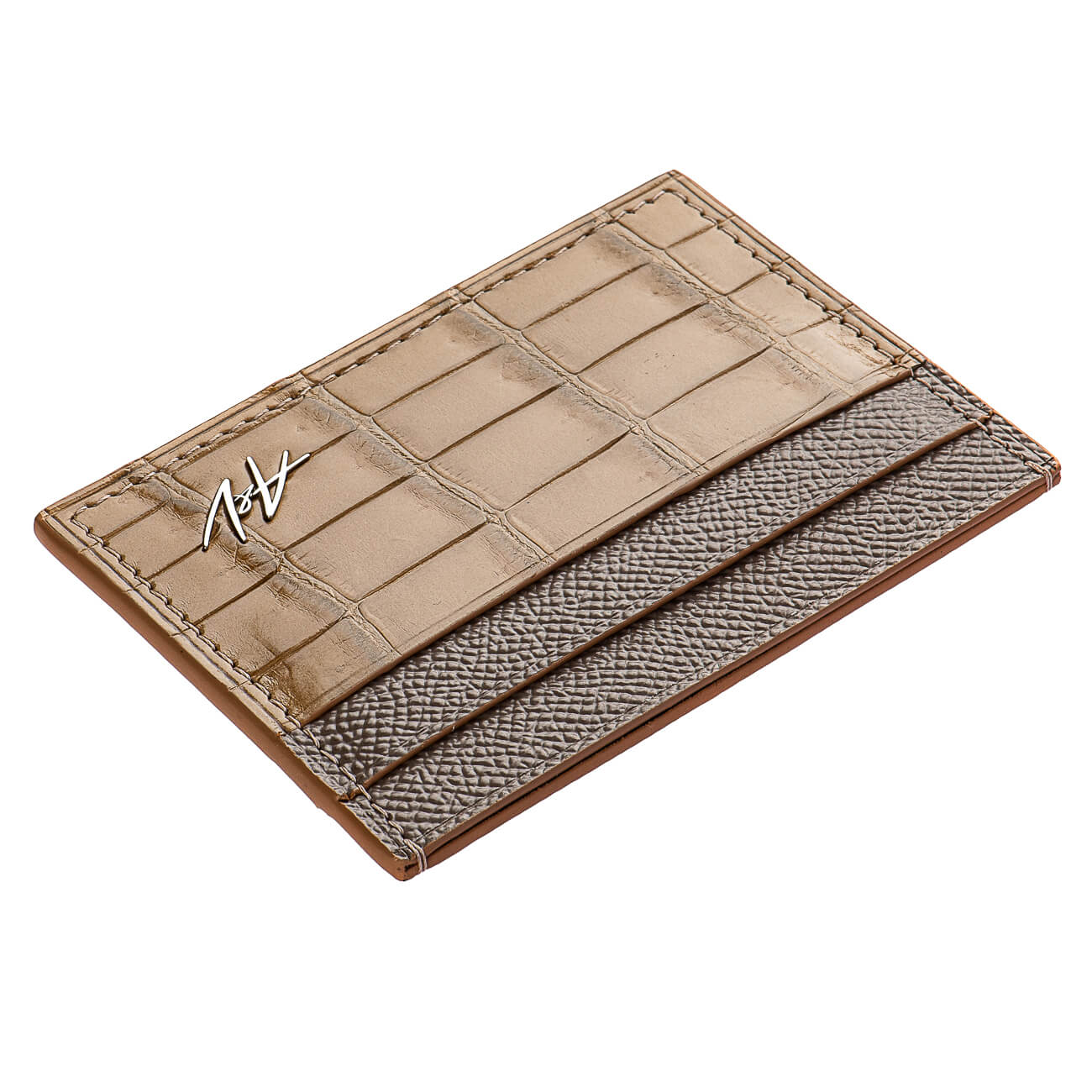 Card Holder in Alligator