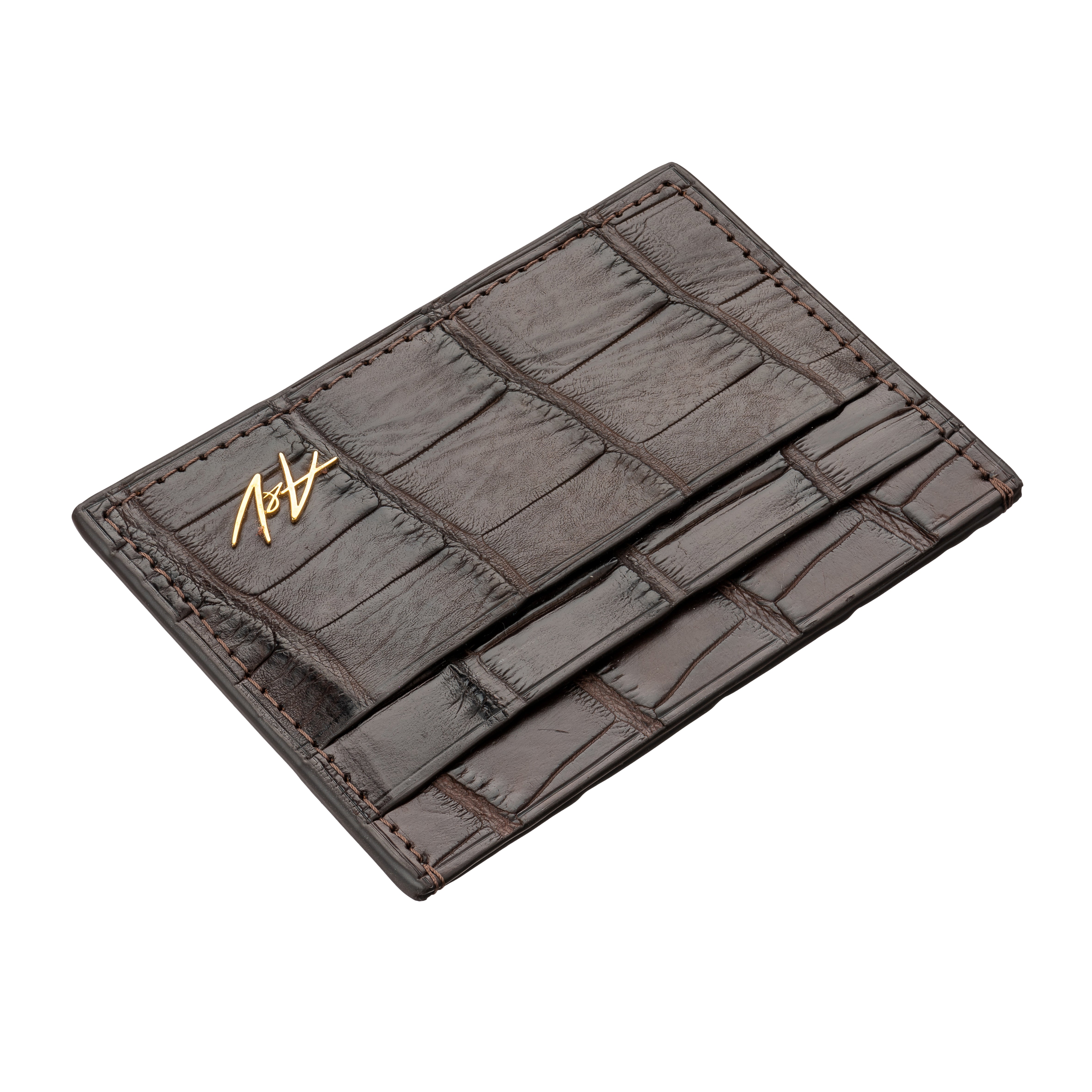 Card Holder in Alligator