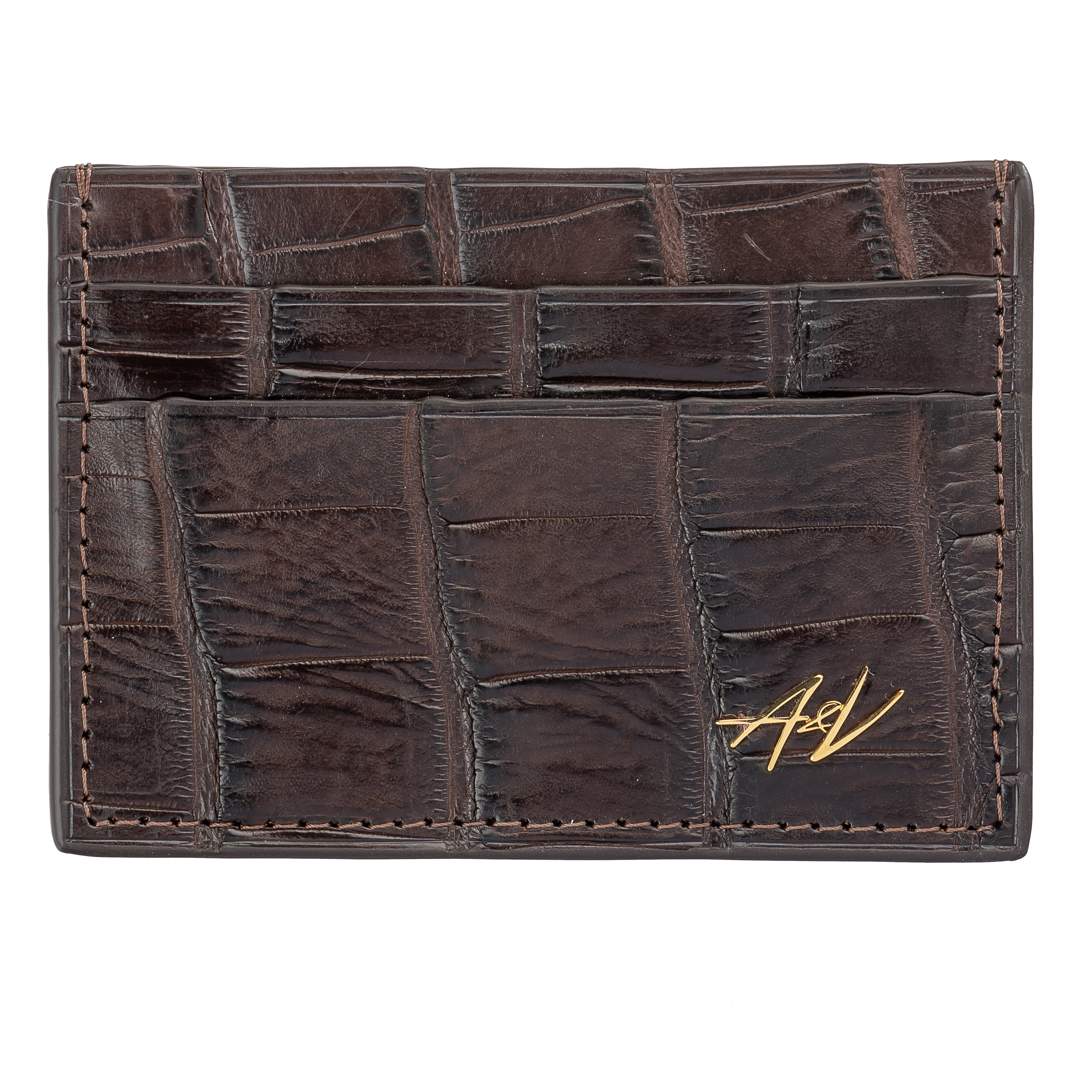 Card Holder in Alligator
