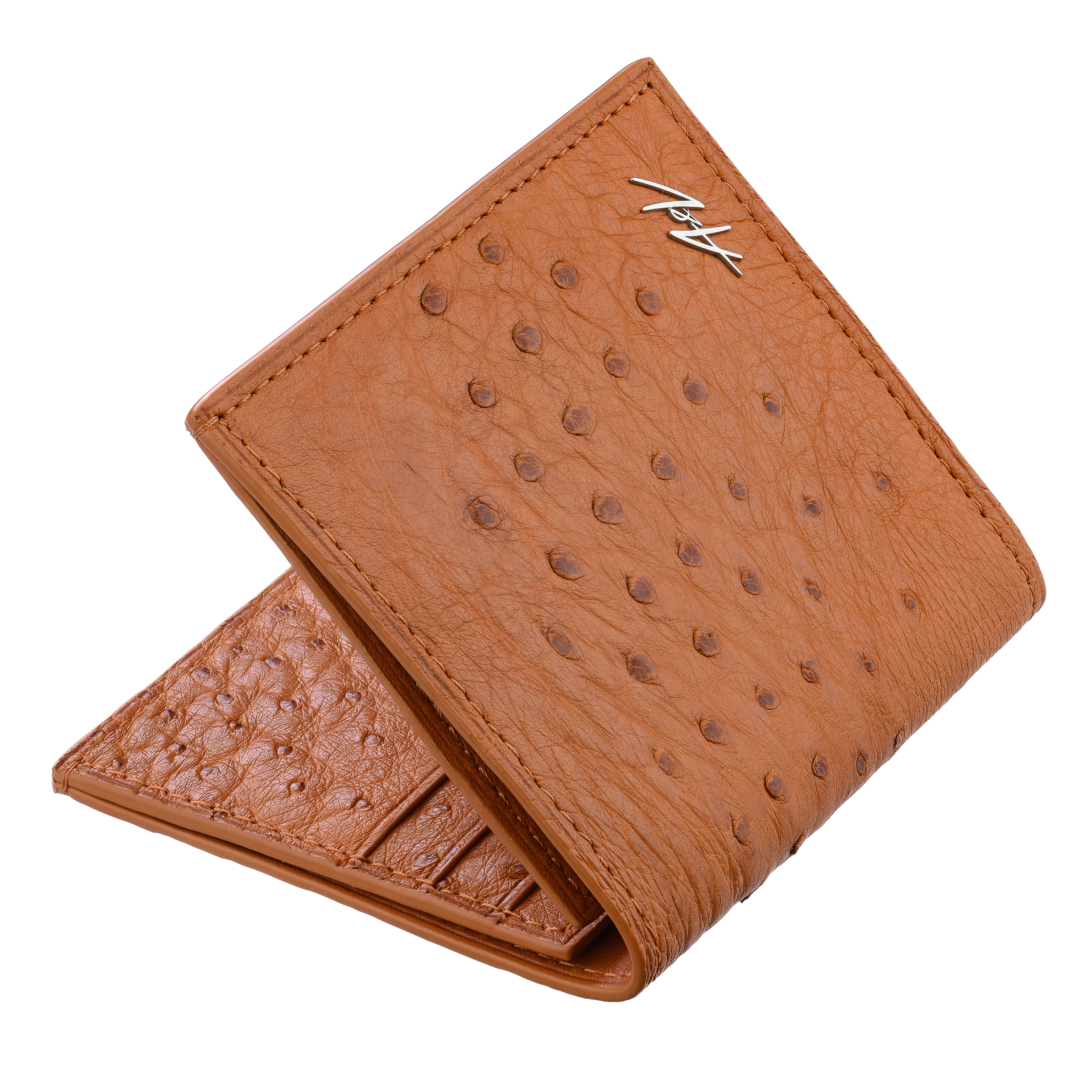 Slim Wallet in Ostrich