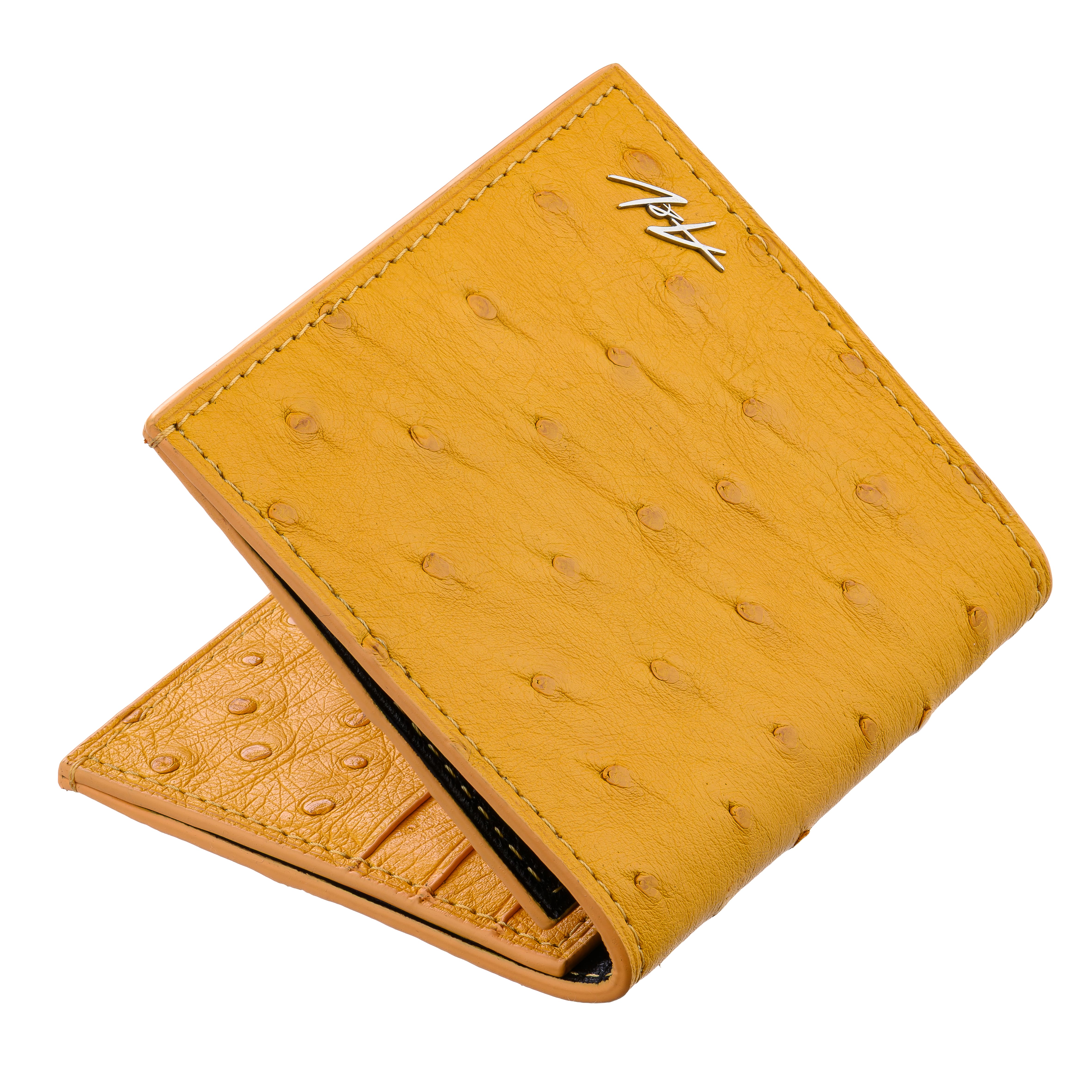 Slim Wallet in Ostrich