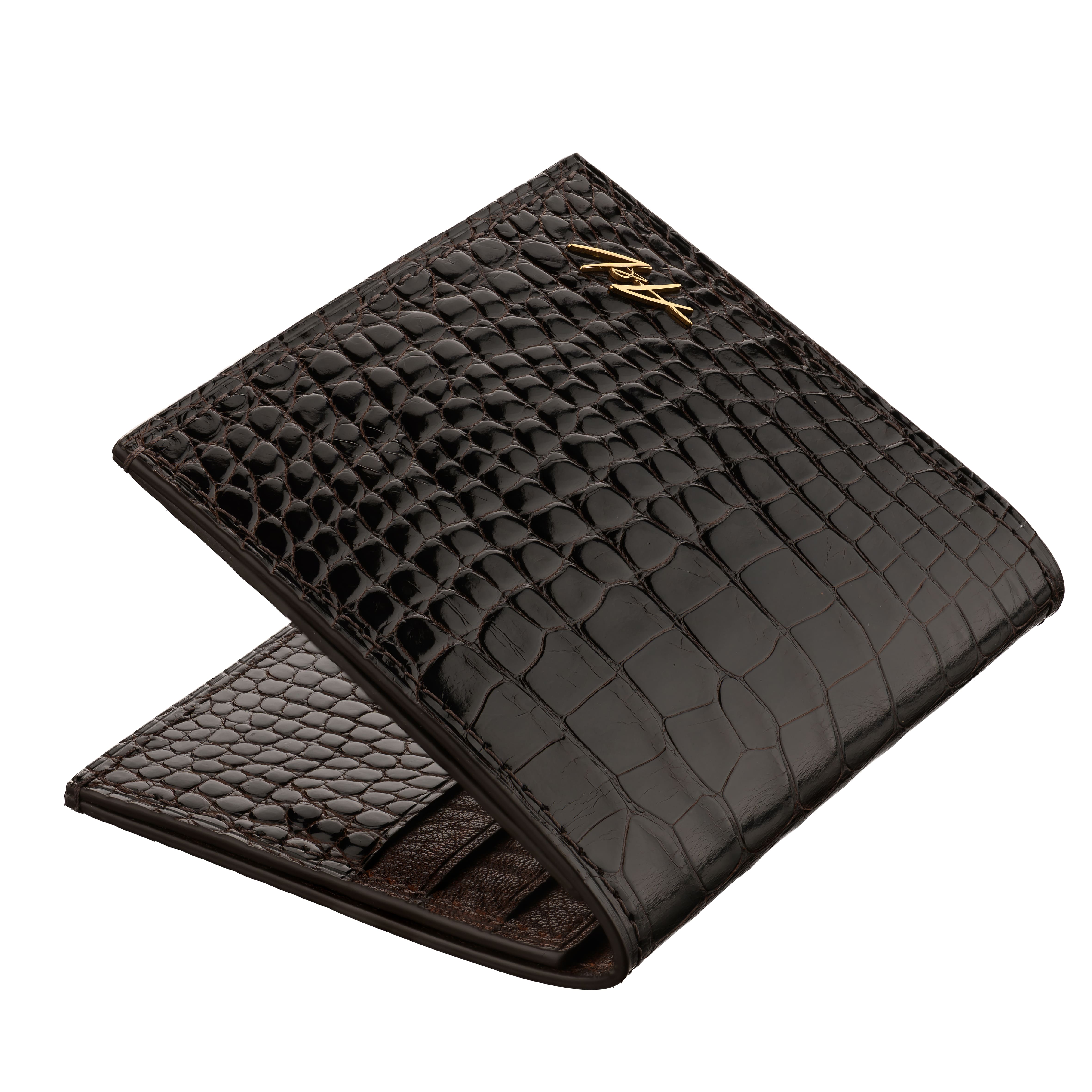 Slim Wallet in Alligator