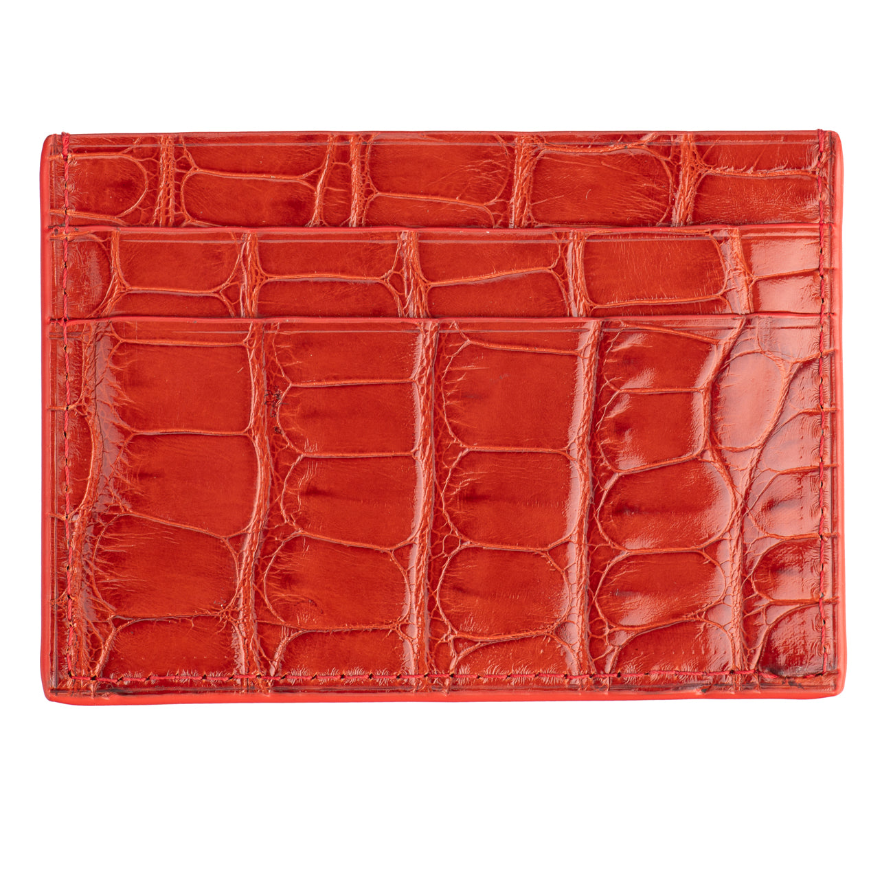 Card Holder in Alligator