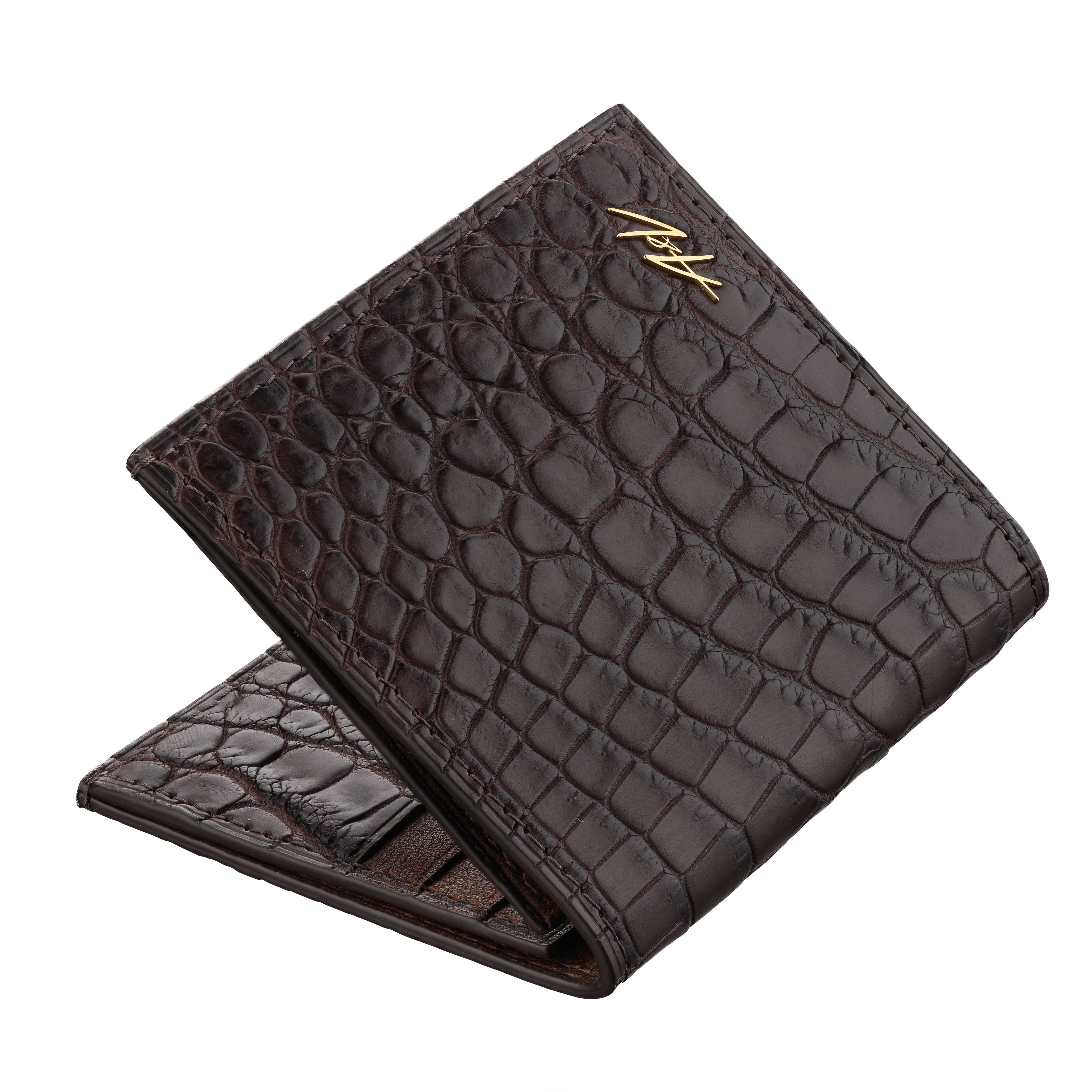 Slim Wallet in Alligator