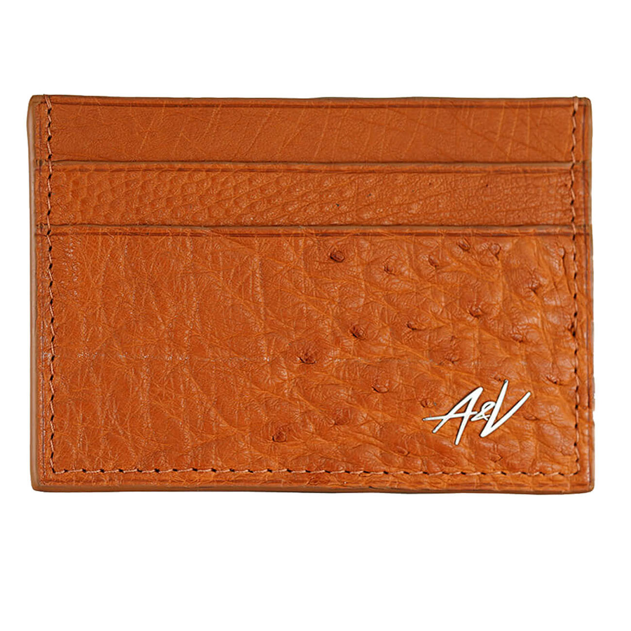 Card Holder in Ostrich