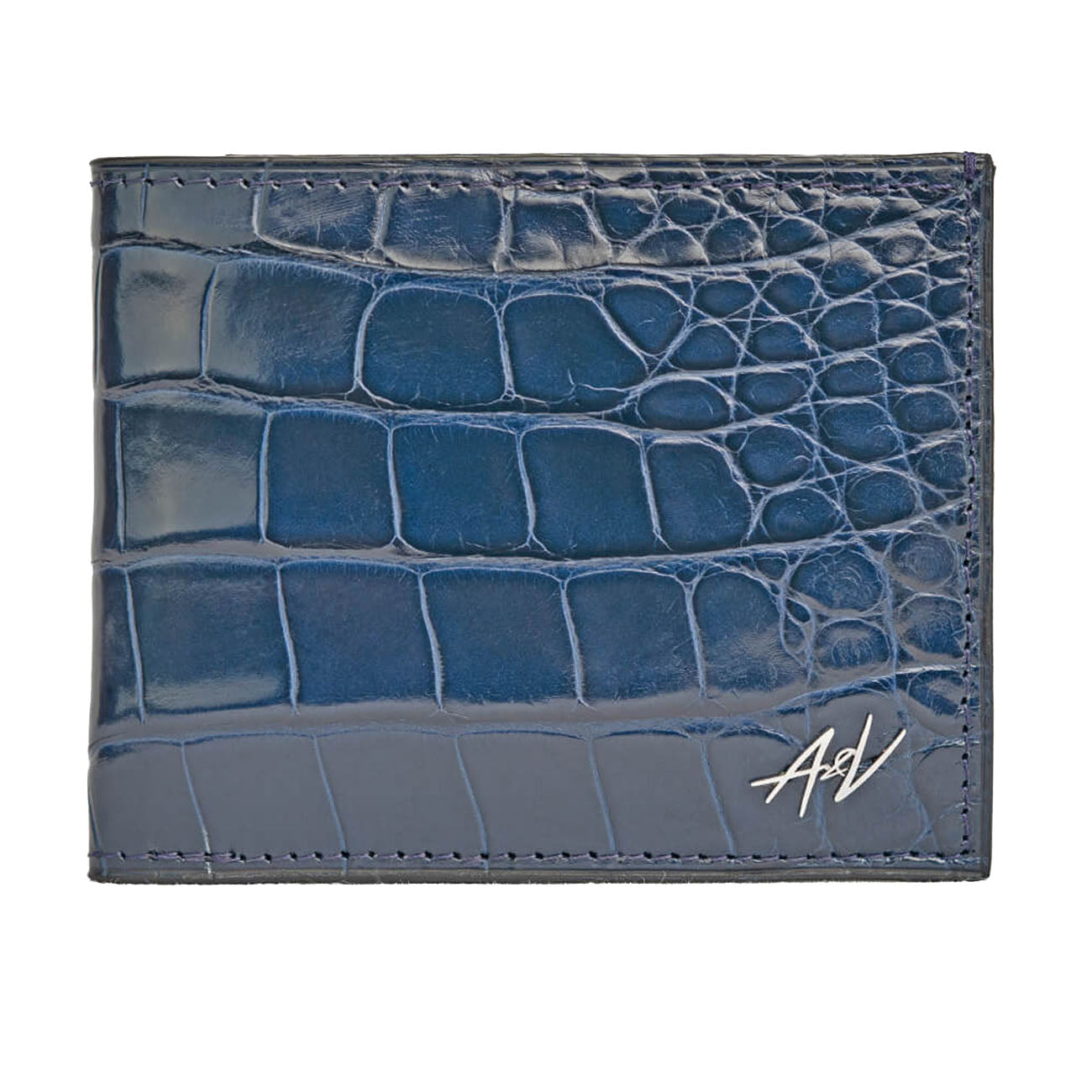 WALLET ALLIGATOR NAVY