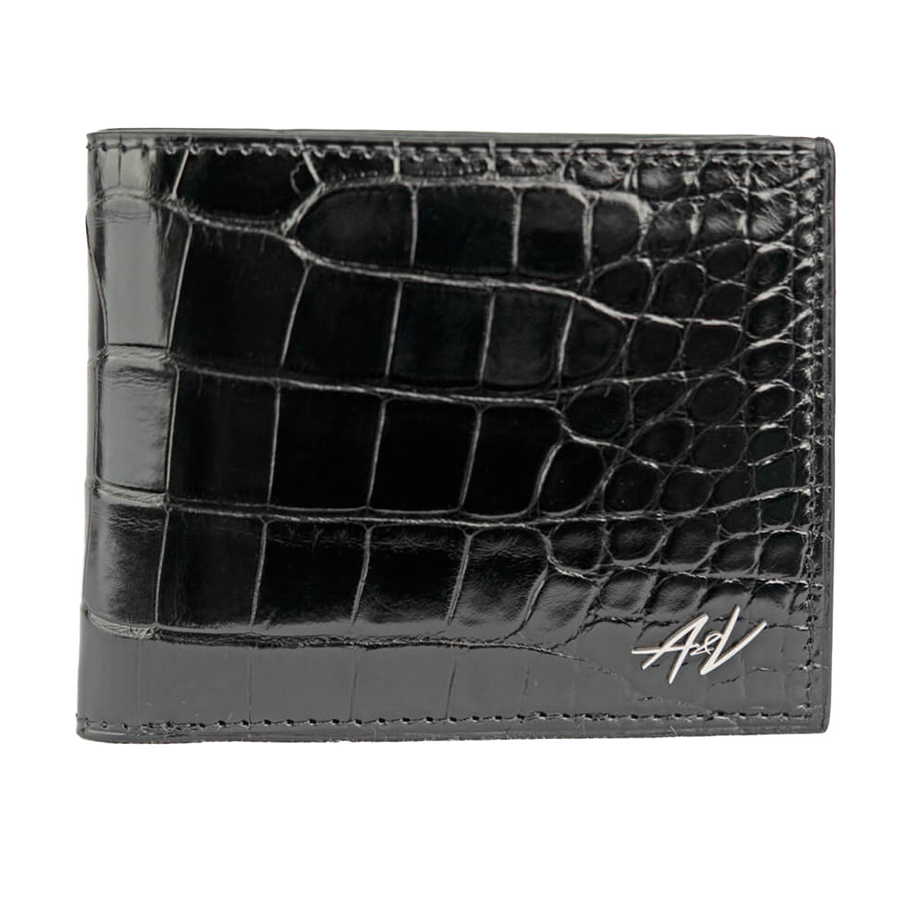WALLET ALLIGATOR BLACK