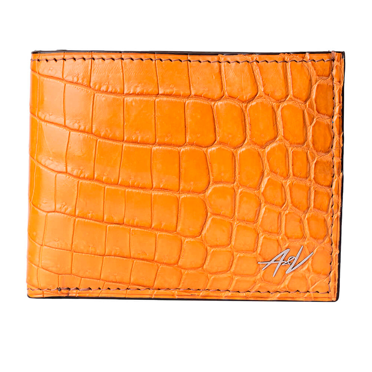 Bi-fold Wallet In Alligator