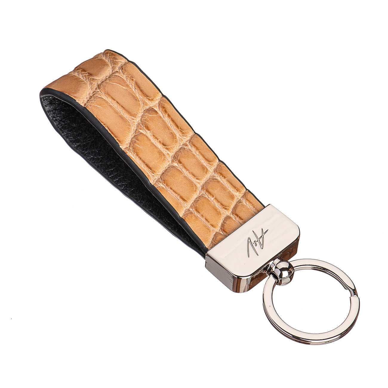 KEYCHAIN METALLIQUE CLASSIC CARAMEL