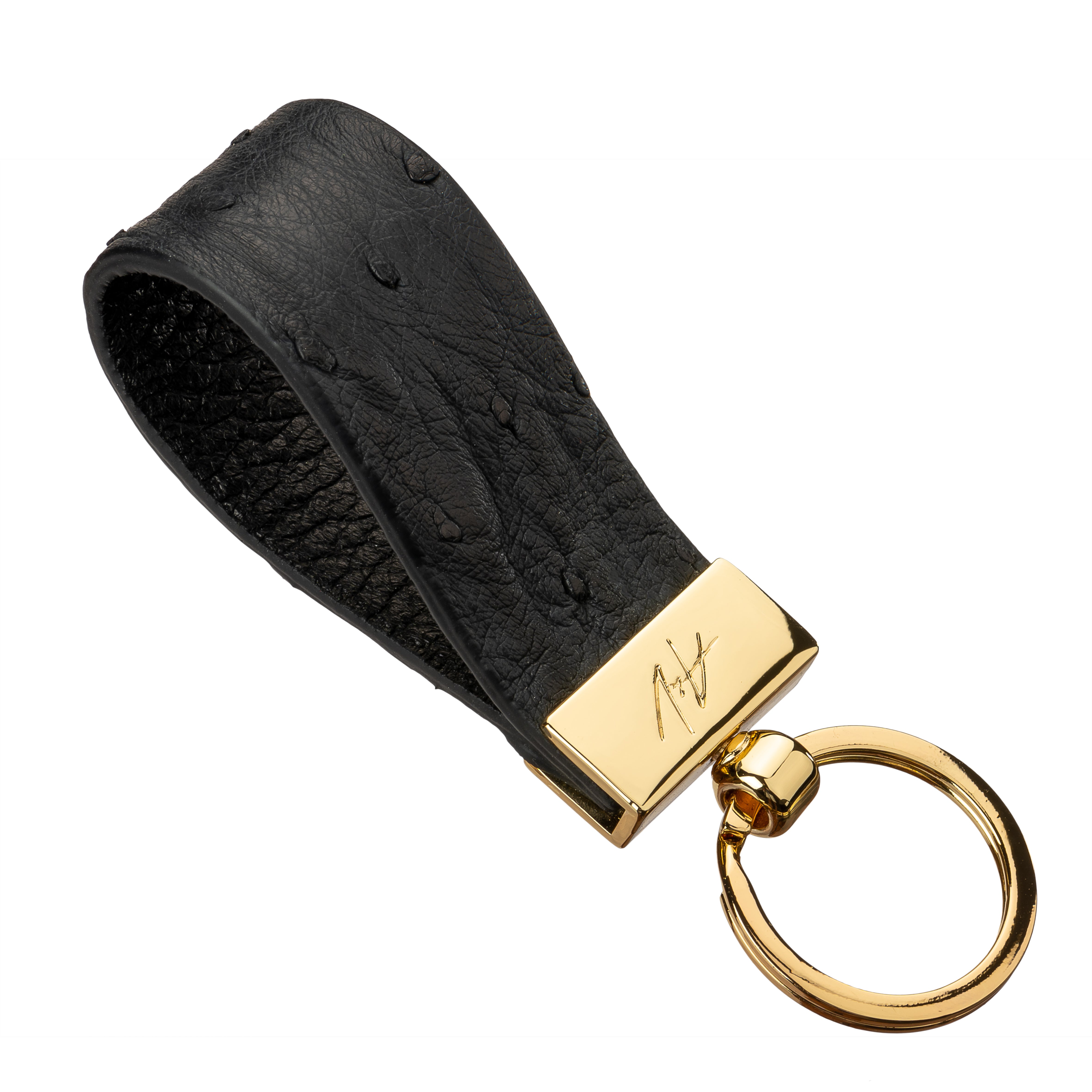Keychain in Ostrich