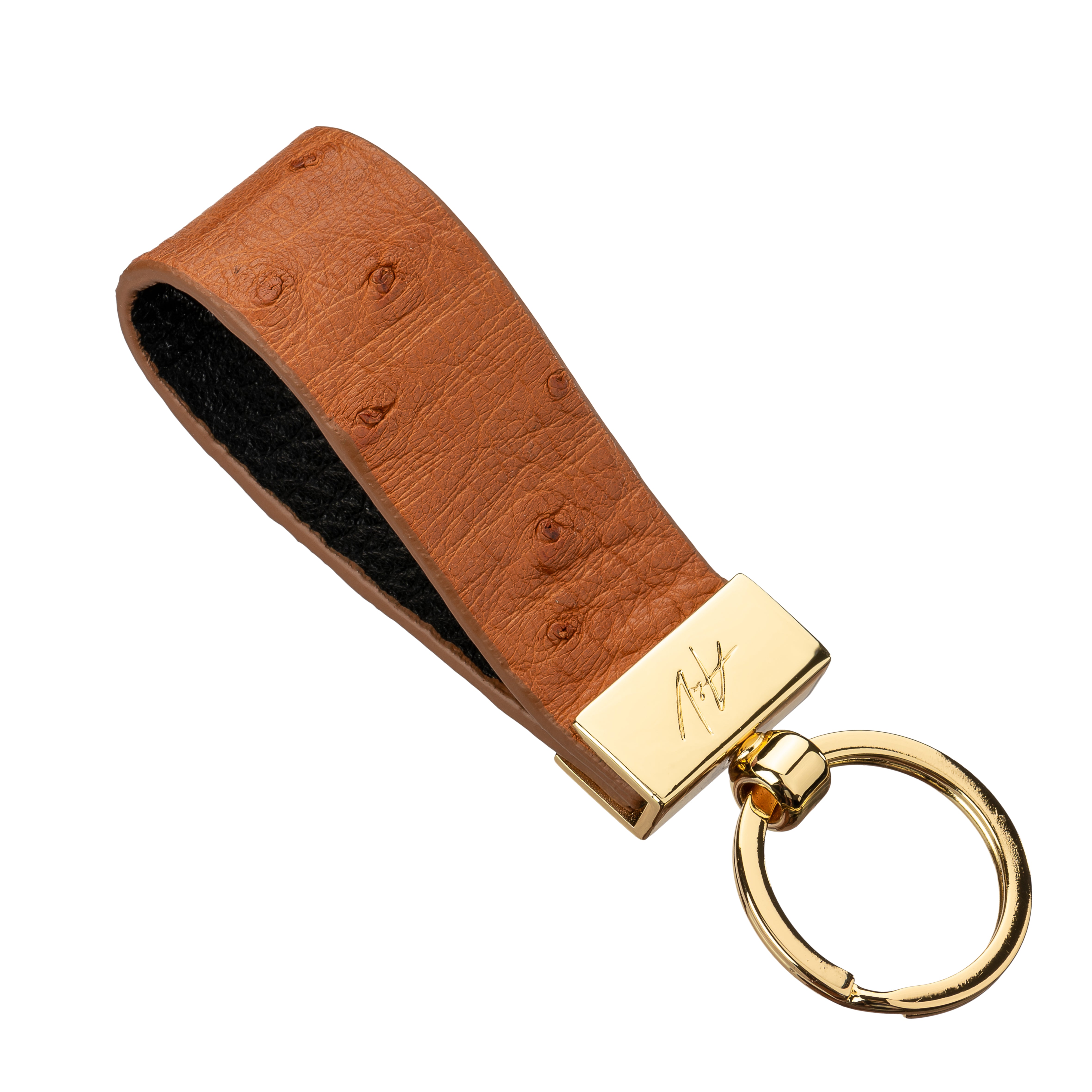 Keychain in Ostrich