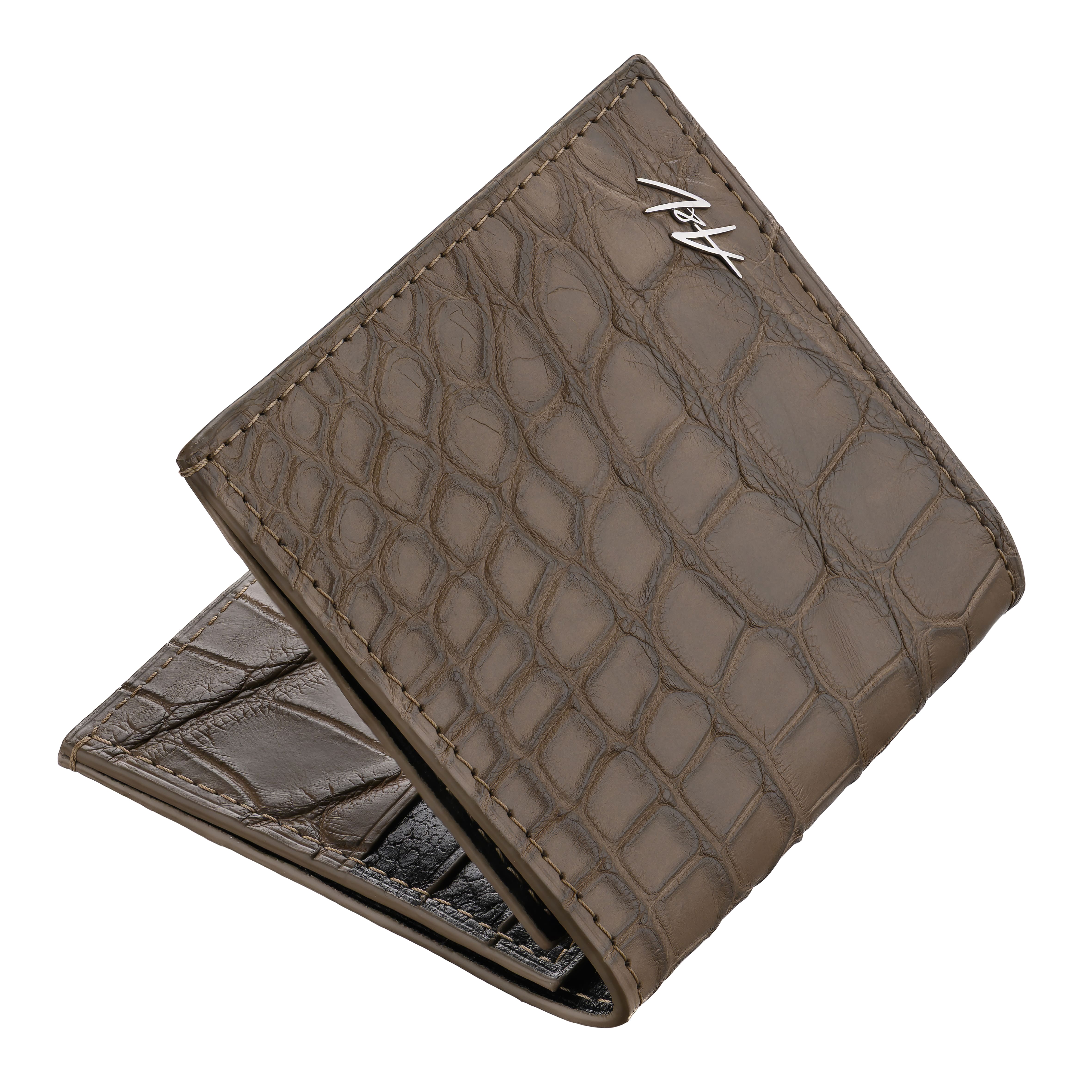 Slim Wallet in Alligator