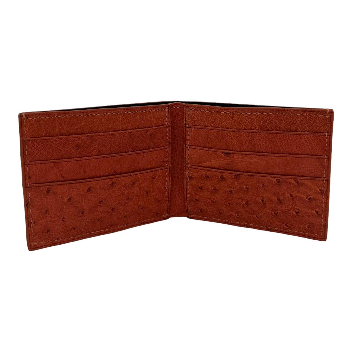 WALLET OSTRICH LEATHER FIRE DANCE