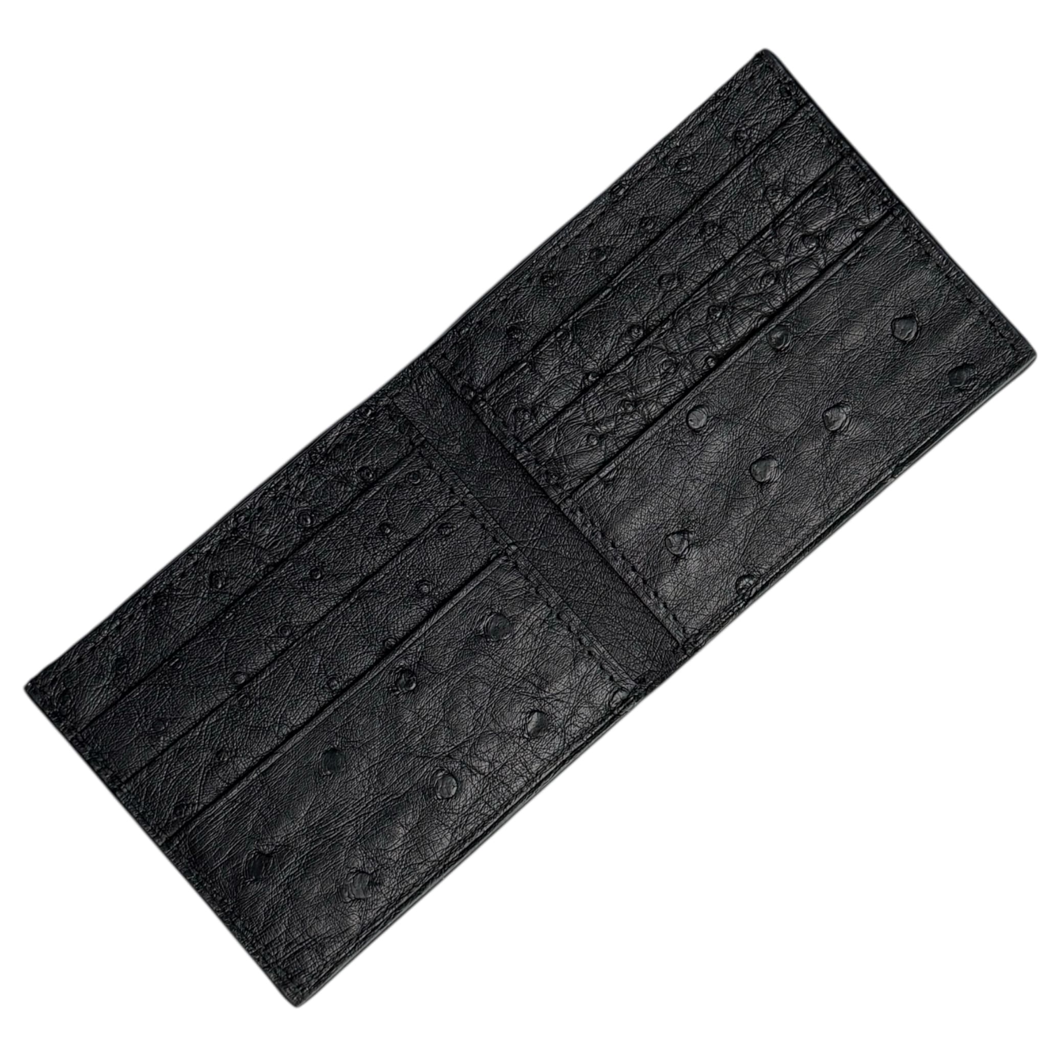 Bi-fold Wallet In Ostrich