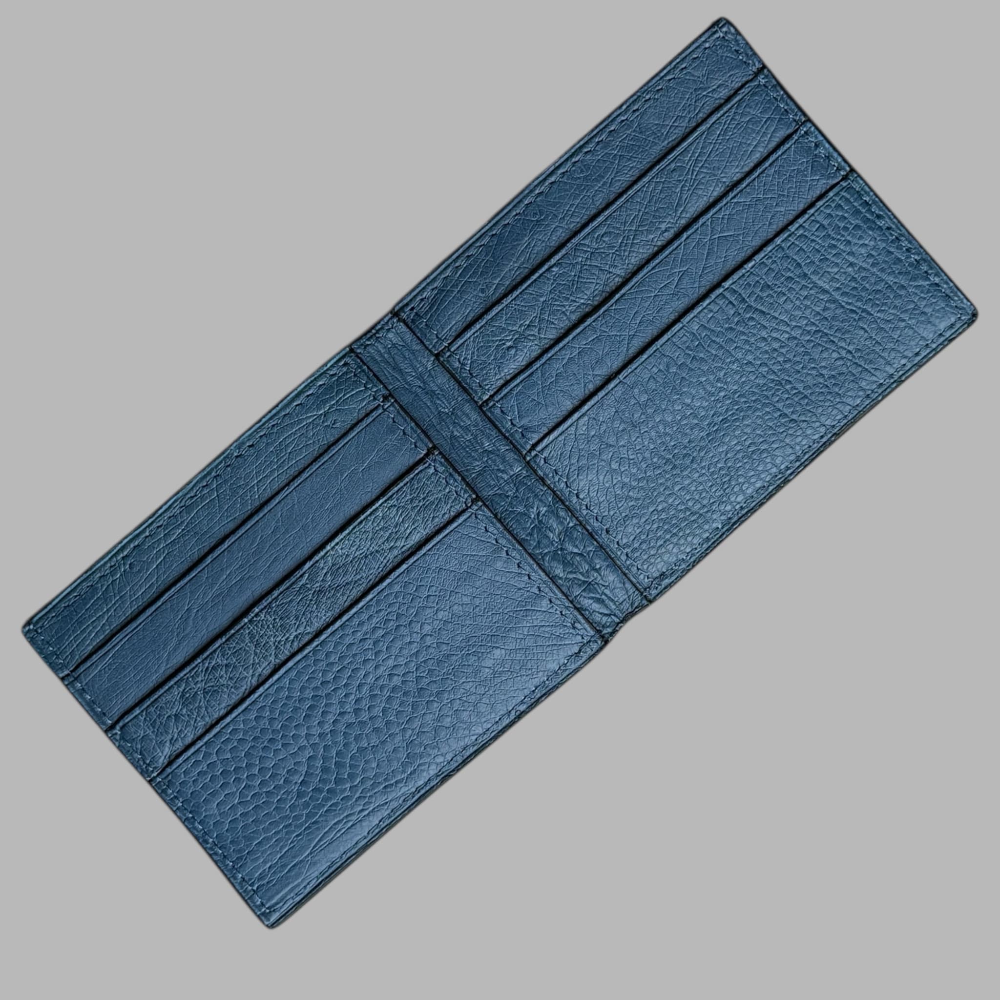 Bi-fold Wallet In Ostrich
