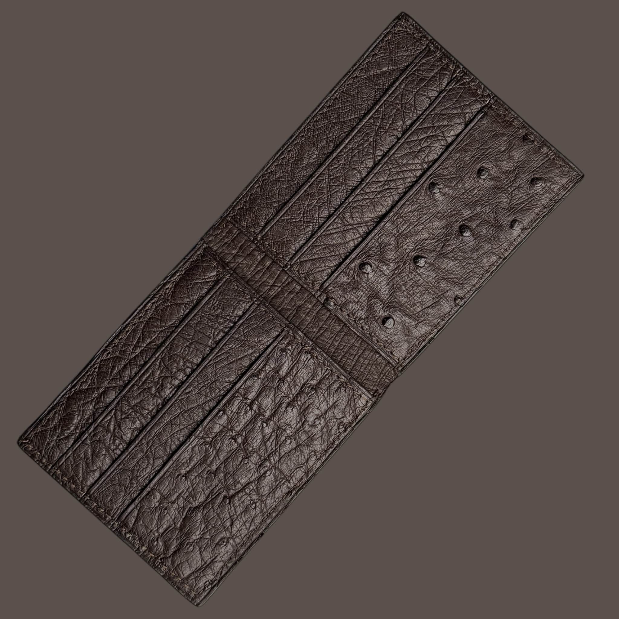 Bi-fold Wallet In Ostrich