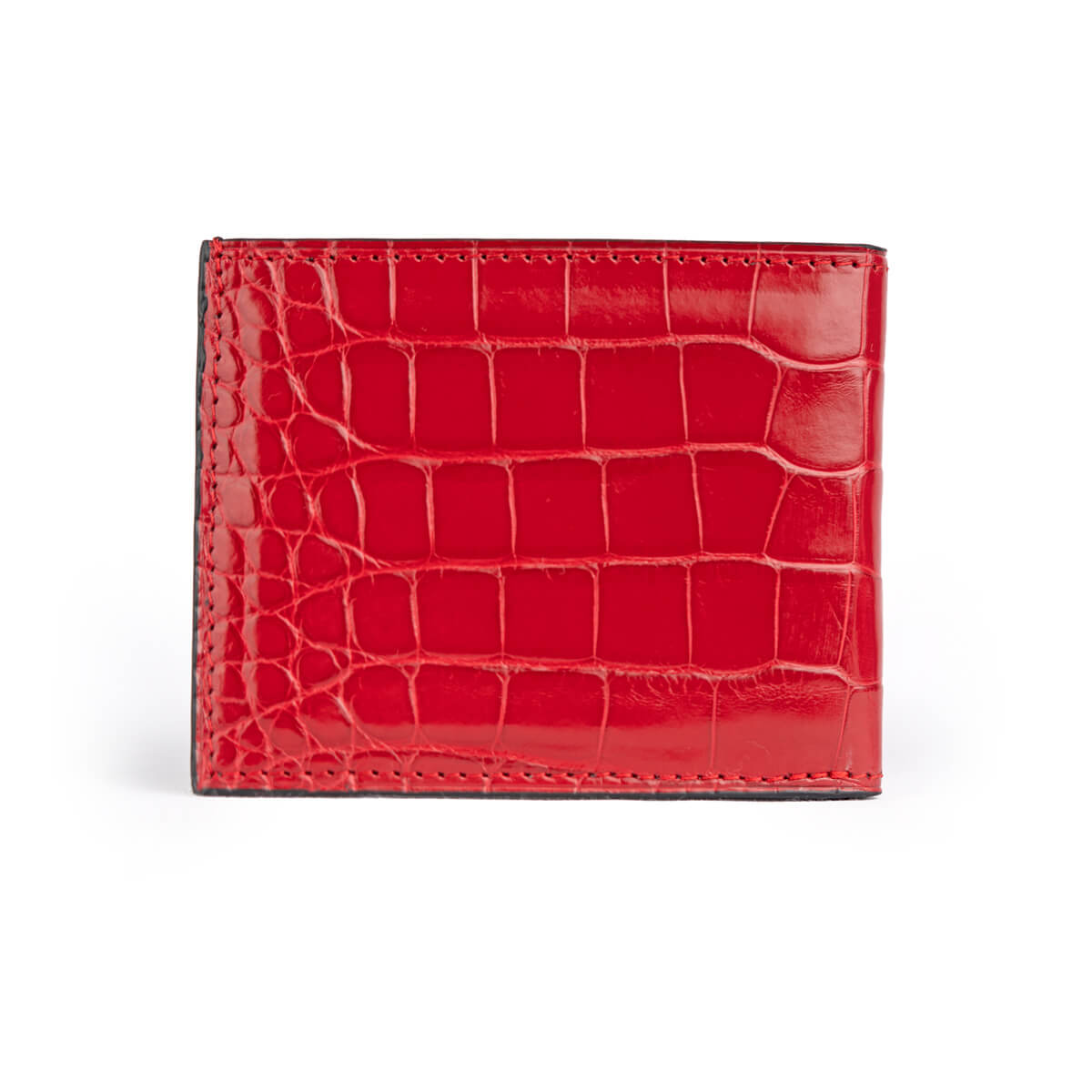 Bi-fold Wallet In Alligator