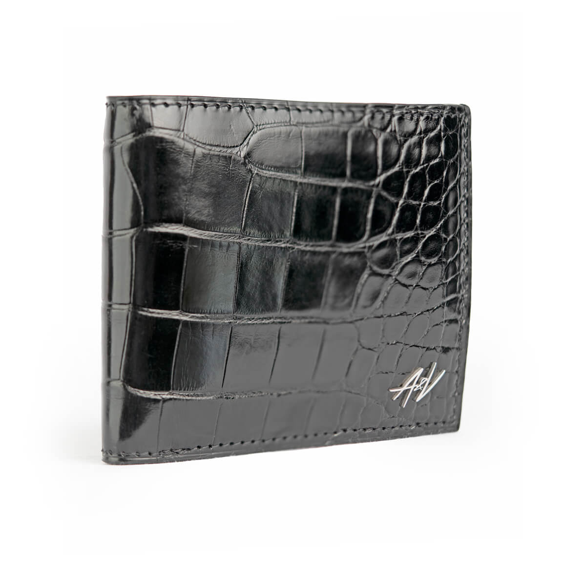 WALLET ALLIGATOR BLACK