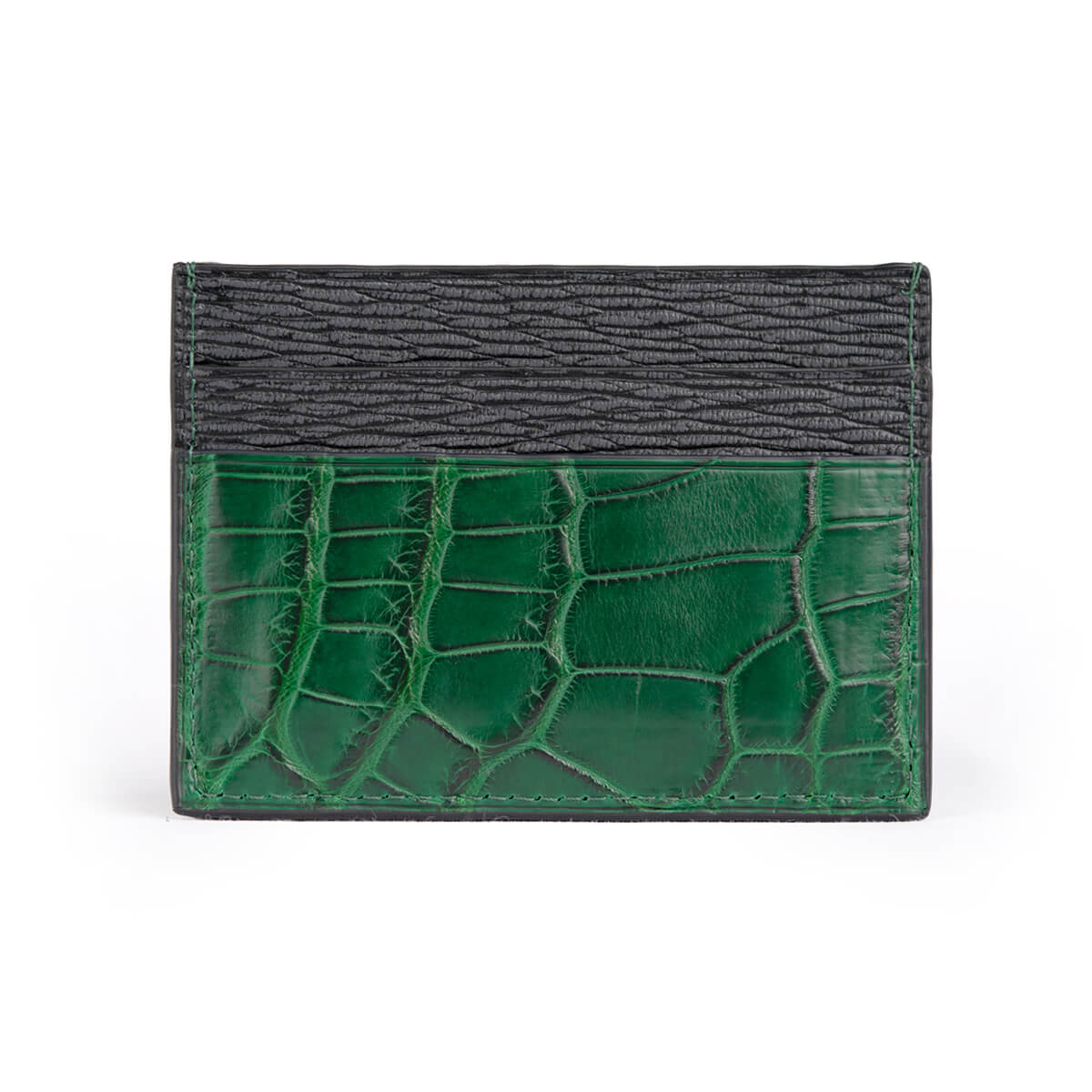CARD HOLDER ALLIGATOR HOLDER GREEN