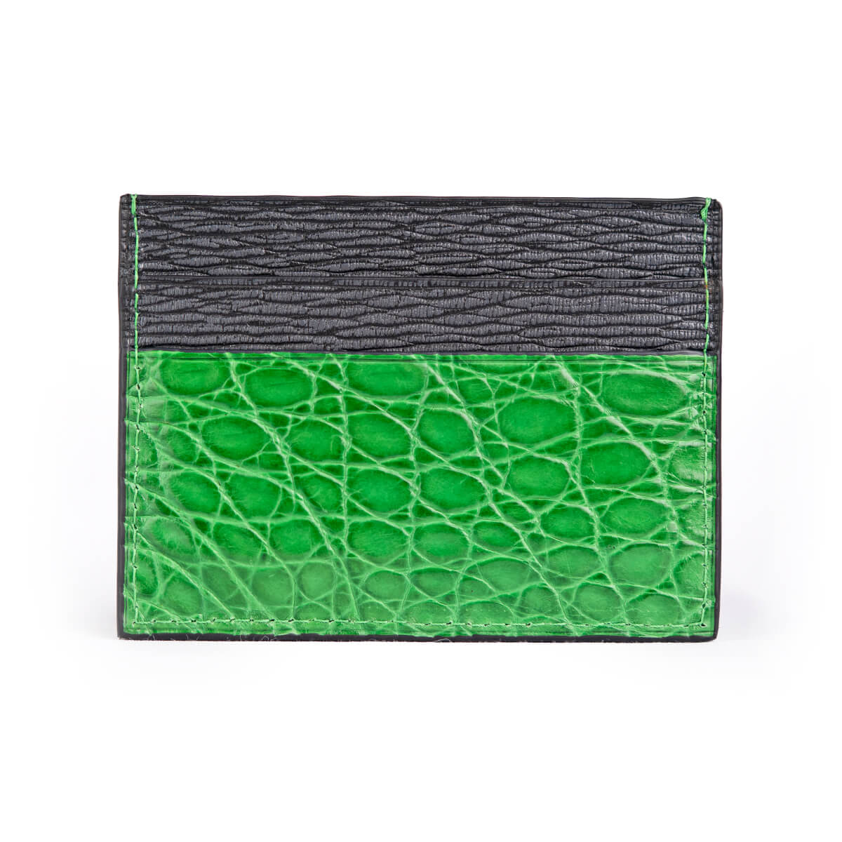 CARD HOLDER ALLIGATOR NEON GREEN