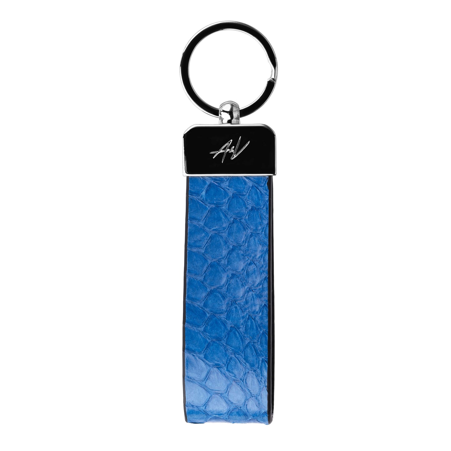 KEYCHAIN METALLIQUE BRILLIANT BLUE