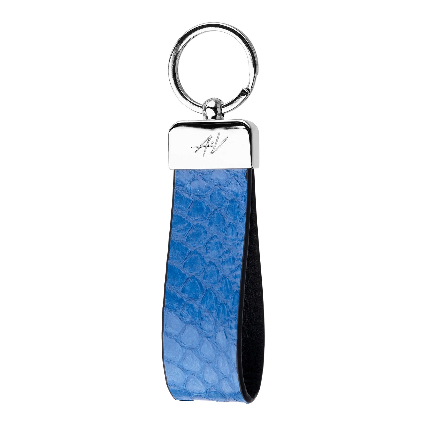 KEYCHAIN METALLIQUE BRILLIANT BLUE