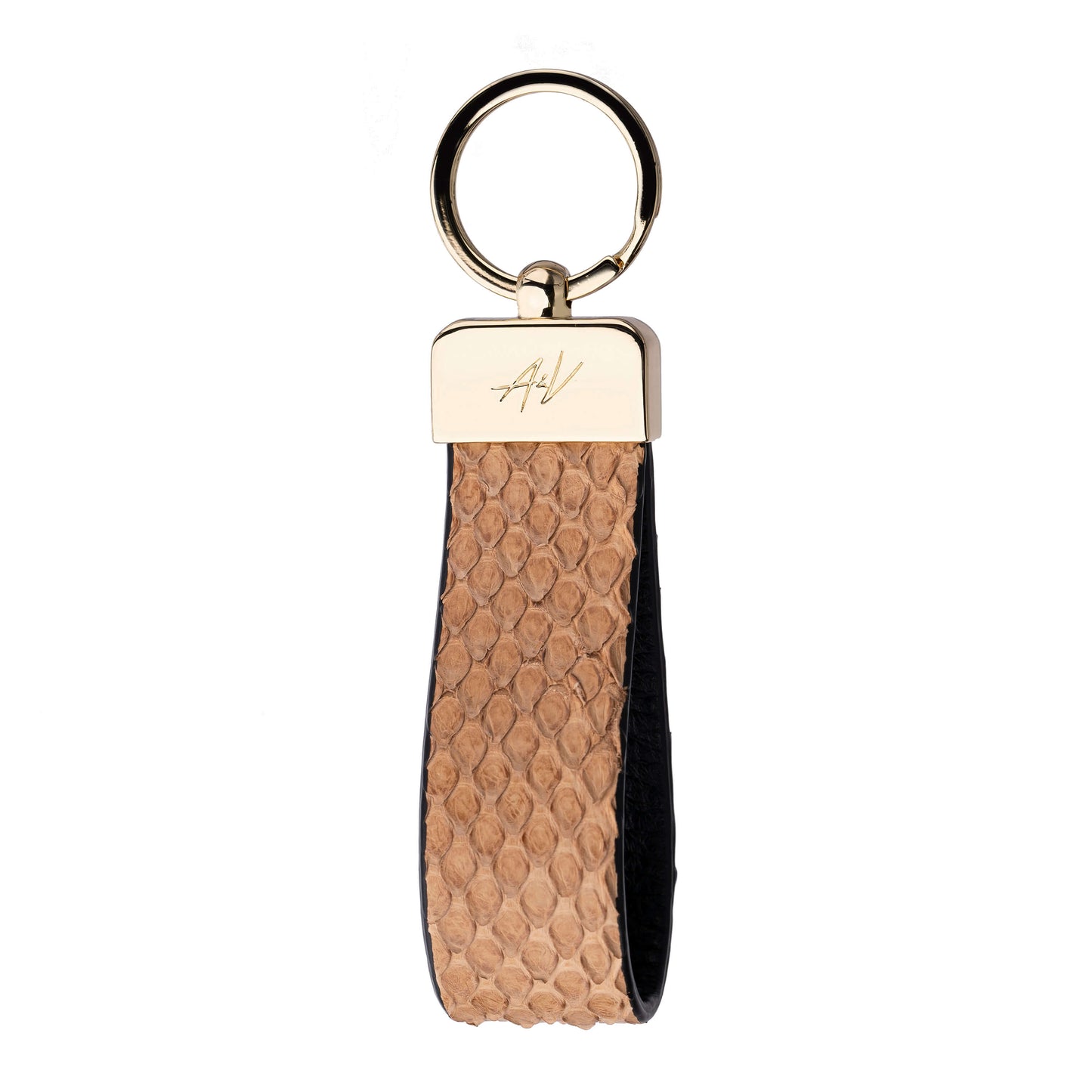 KEYCHAIN METALLIQUE ACORN YELLOW