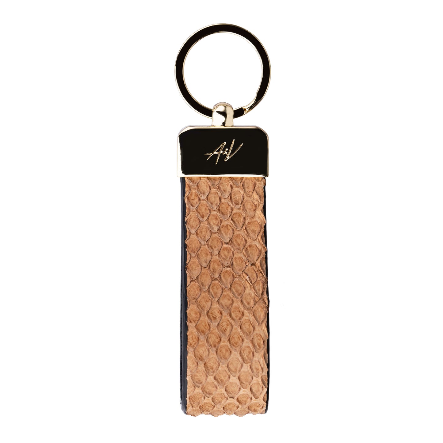 KEYCHAIN METALLIQUE ACORN YELLOW