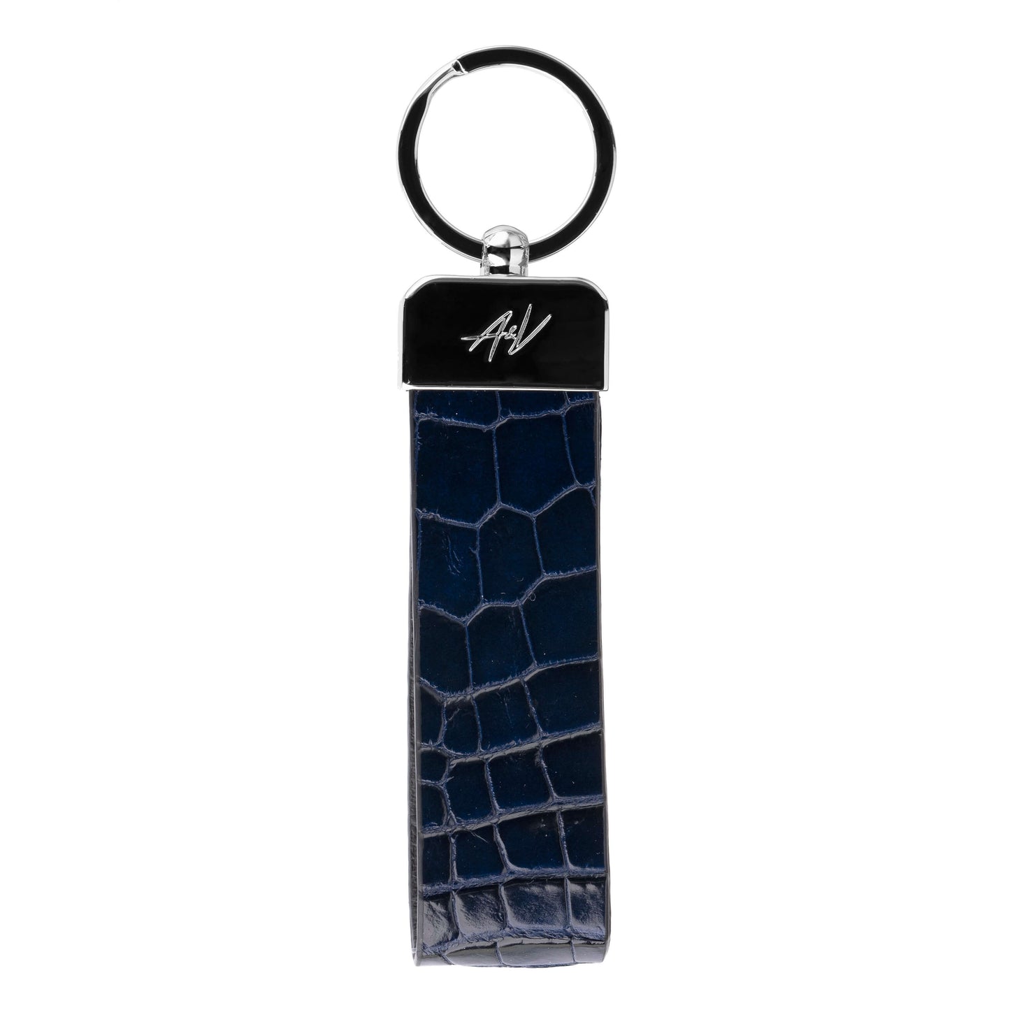 KEYCHAIN METALLIQUE NAVY