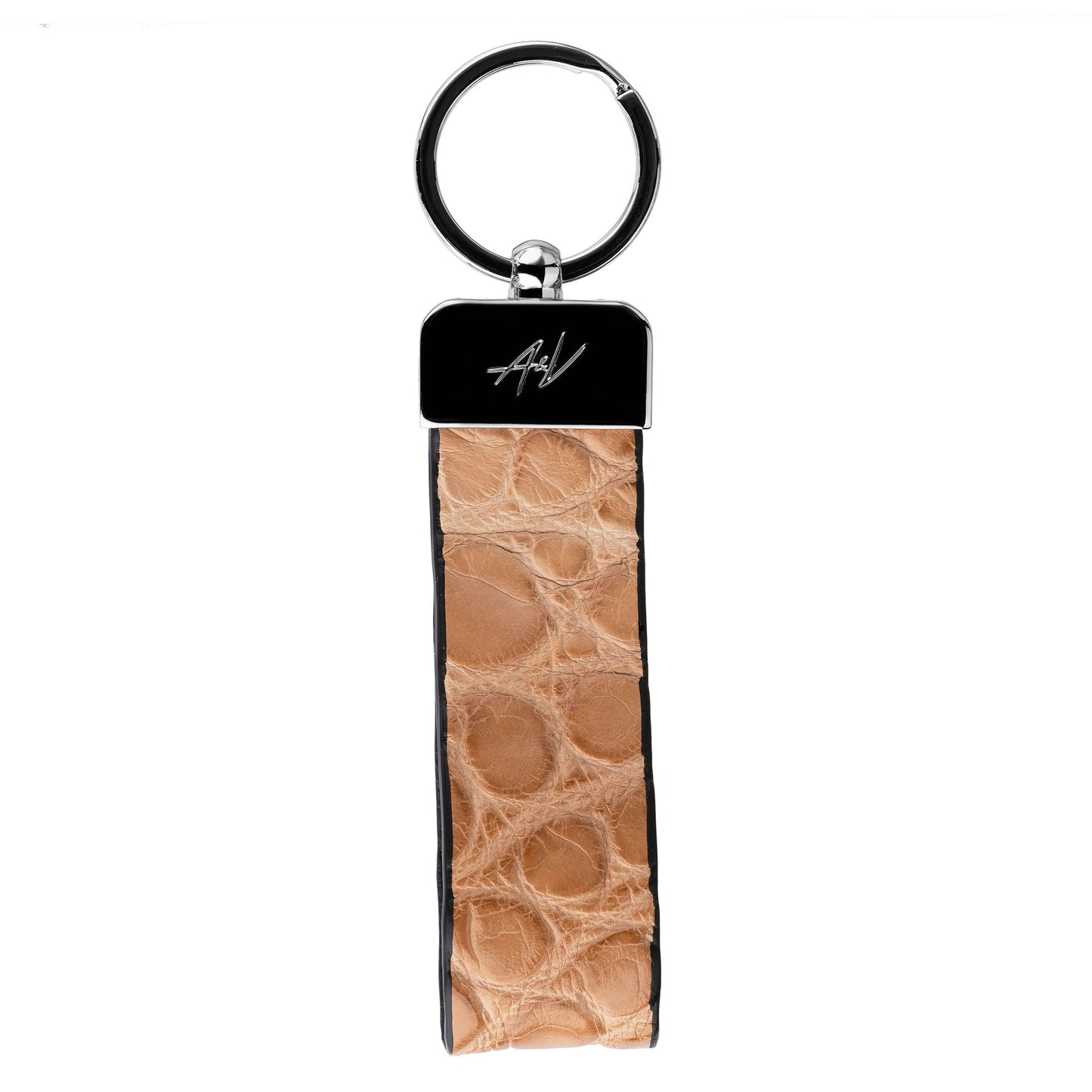 KEYCHAIN METALLIQUE CLASSIC CARAMEL