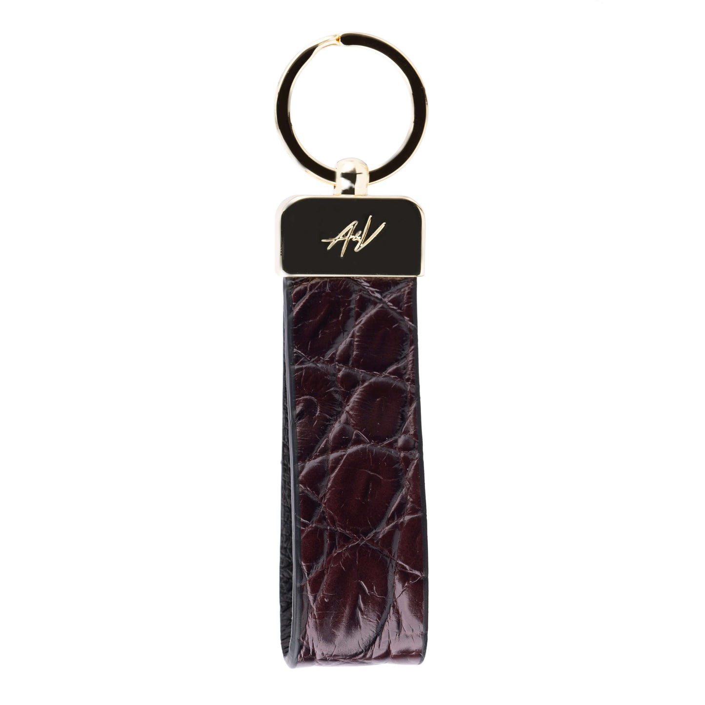 KEYCHAIN METALLIQUE BLACK RED