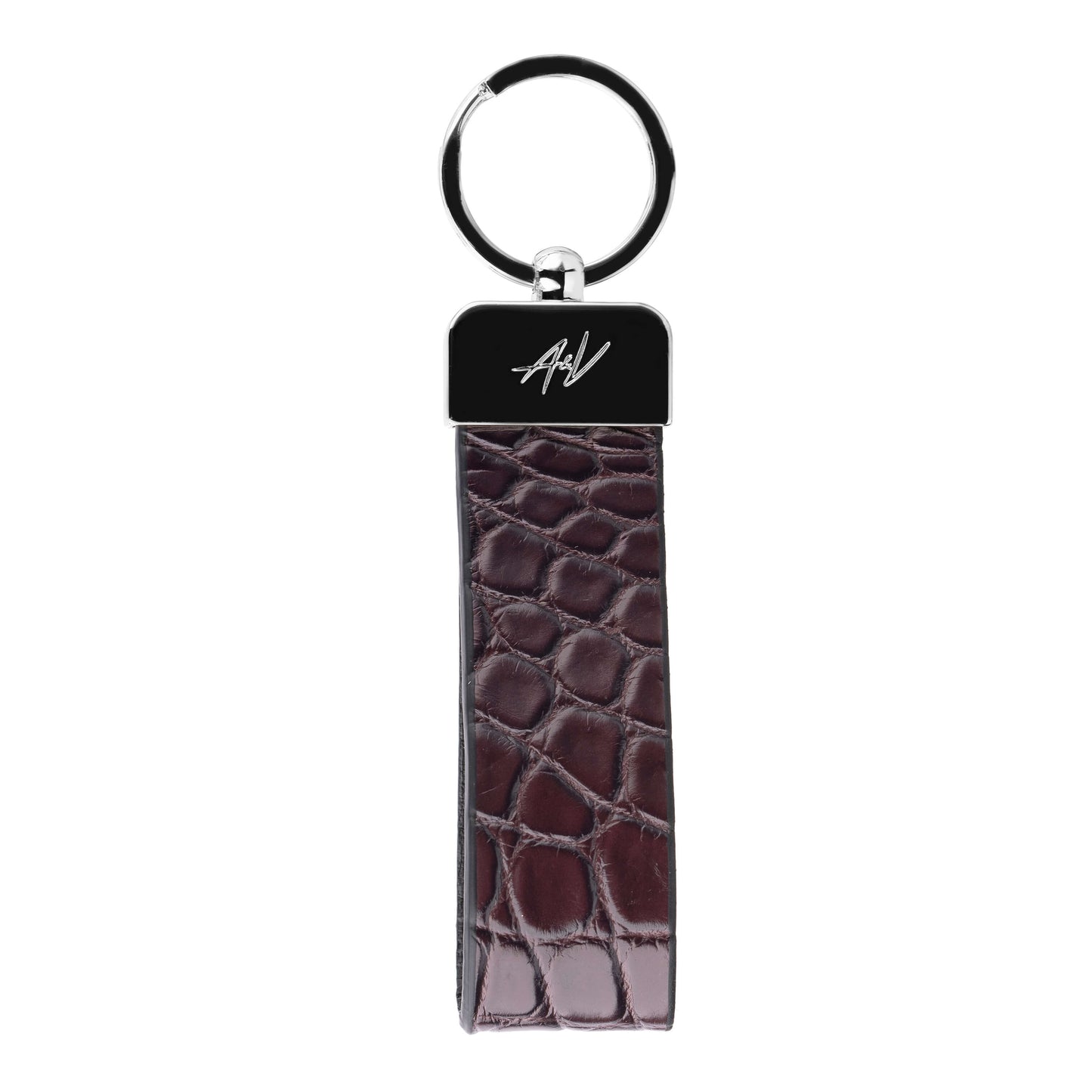 KEYCHAIN METALLIQUE BLACK RED