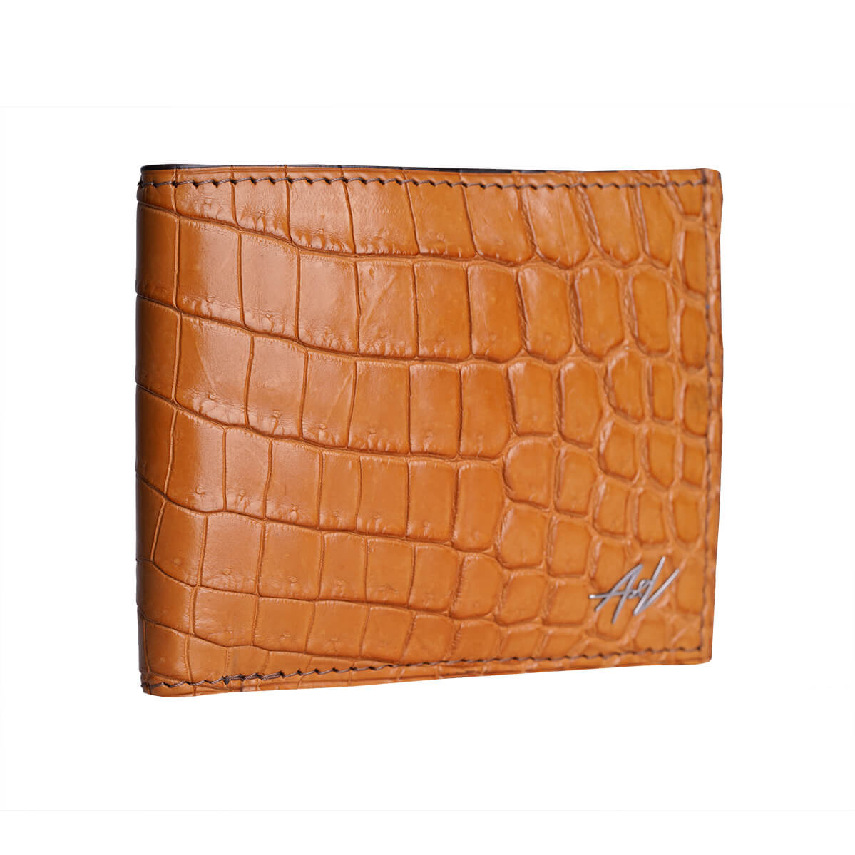 Bi-fold Wallet In Alligator