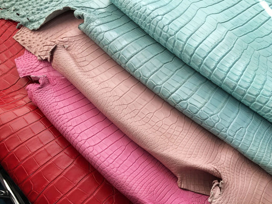 The Main Types of Crocodile Leather Finishes