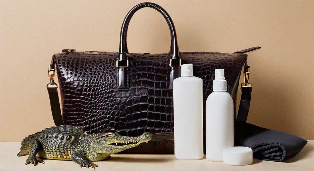 How to Care for Crocodile Leather and Other Exotic Skins with the Saphir’s Products