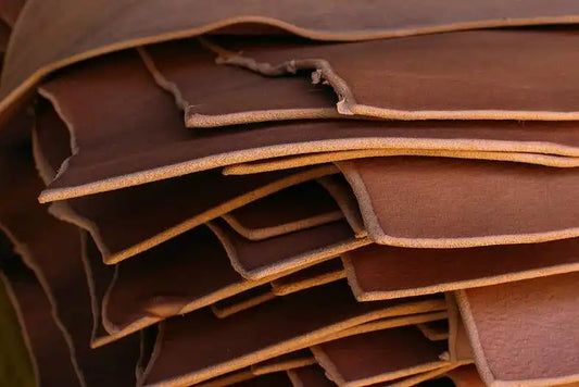 Vegetable-tanned leather