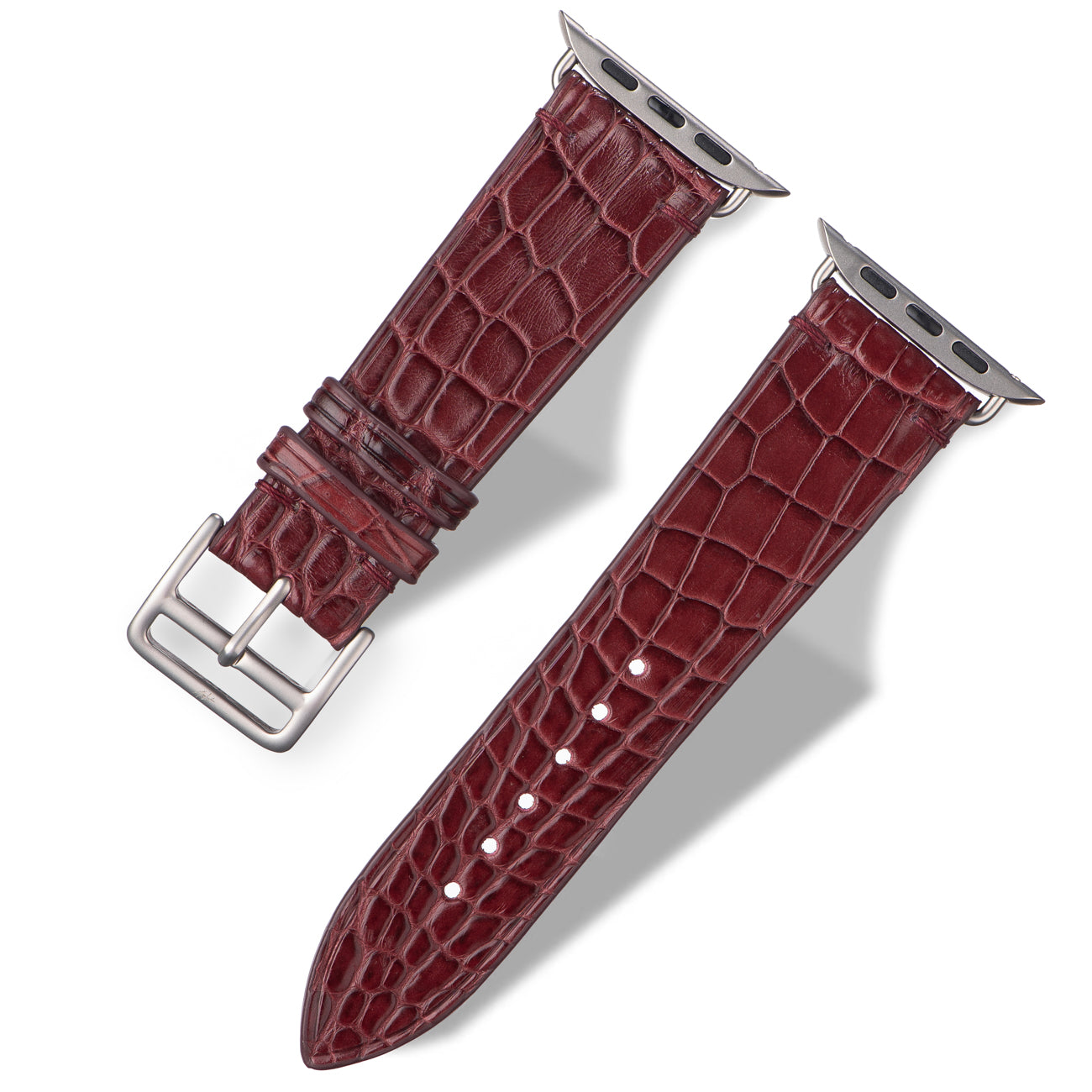 Apple Watch Band - Alligator "REDCURRANT"