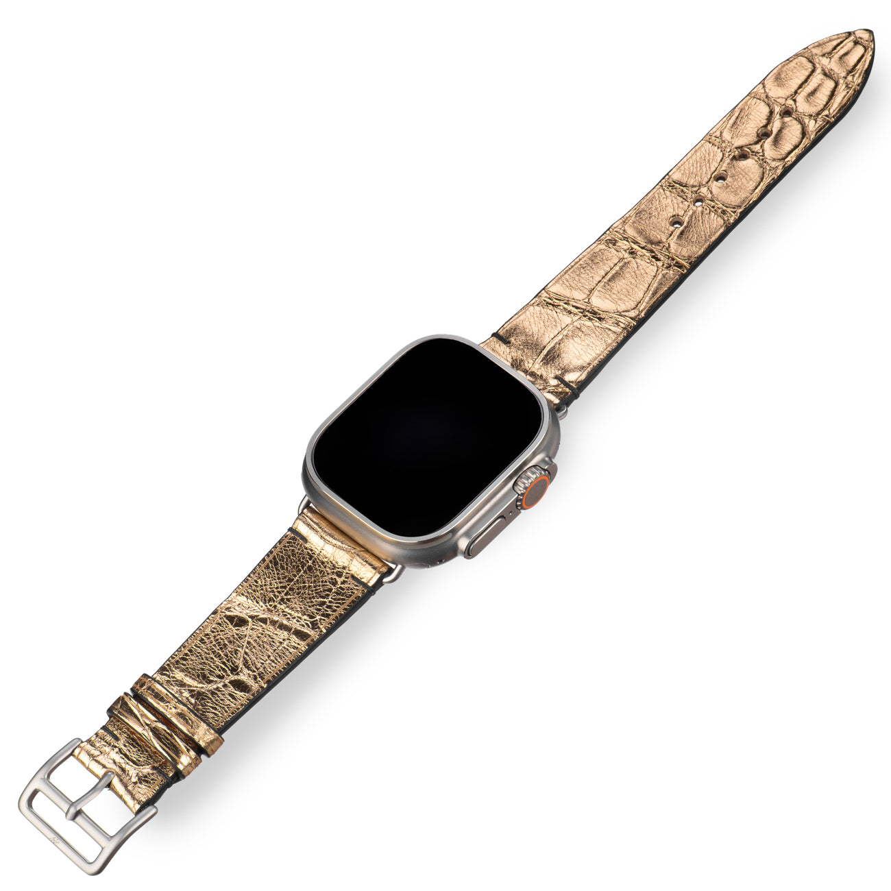 Apple Watch Band - Alligator  "GOLD"