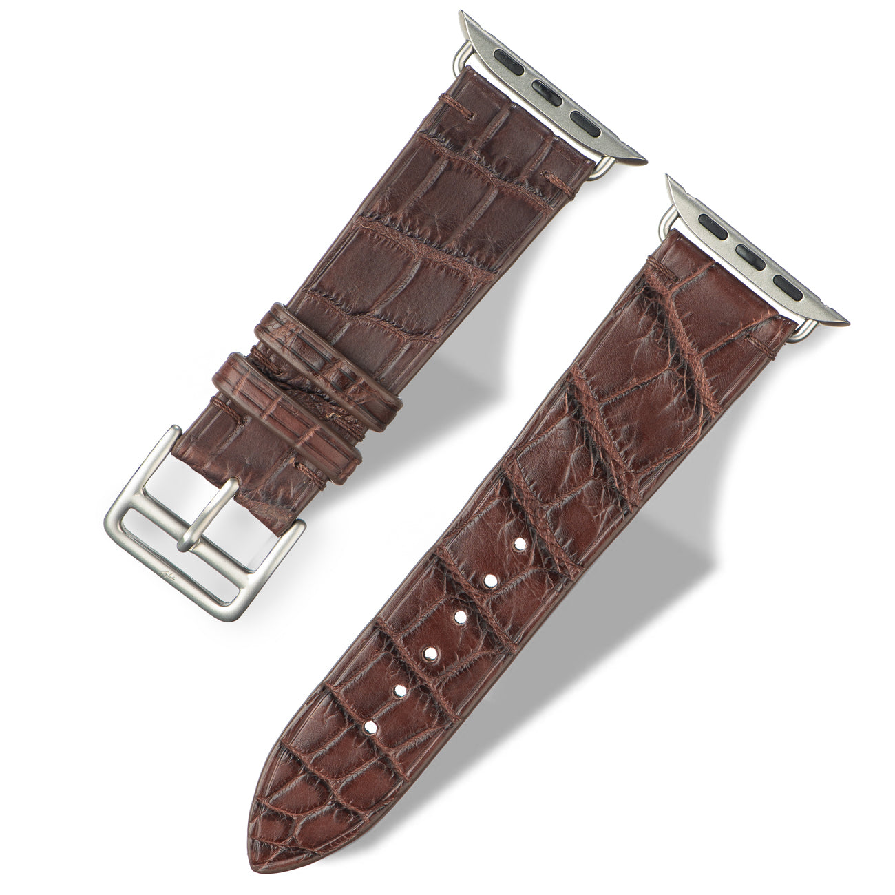 Apple Watch Band - Alligator "BROWN"