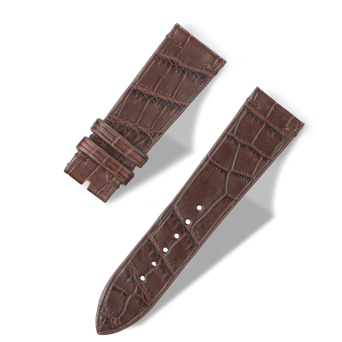 Apple Watch Band - Alligator "BROWN"