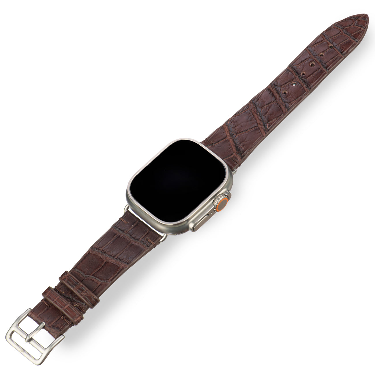 Apple Watch Band - Alligator "BROWN"