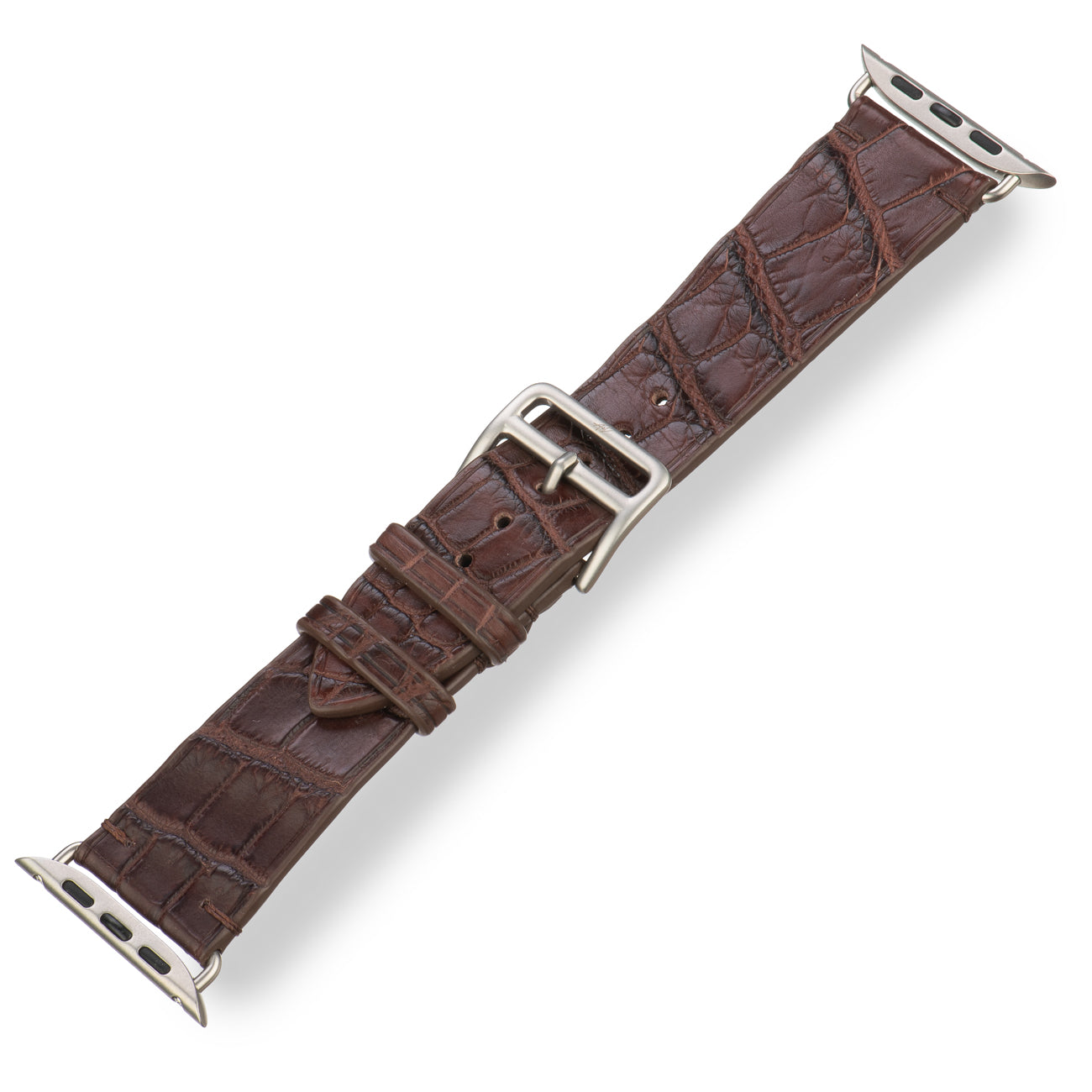 Apple Watch Band - Alligator "BROWN"