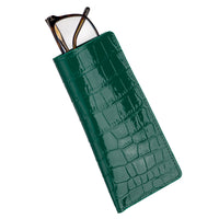 Glasses Case Alligator Style Calfskin