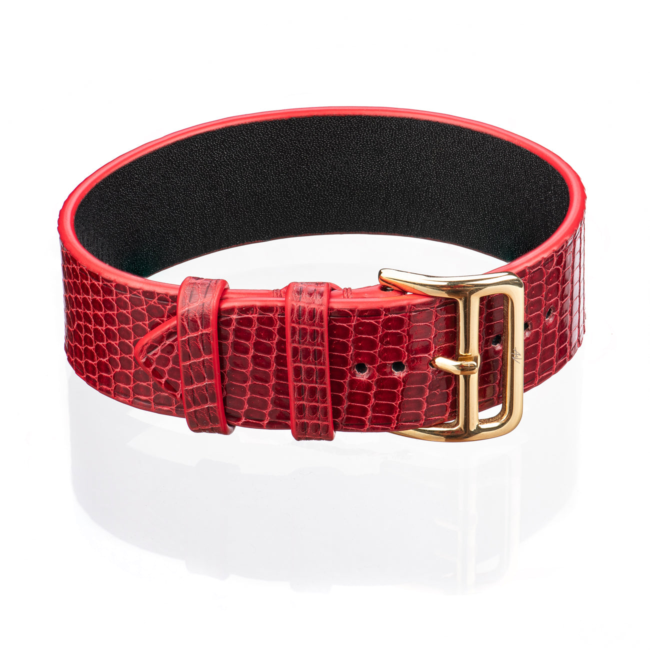 Bracelet Apple - Lizard "RED" Gold