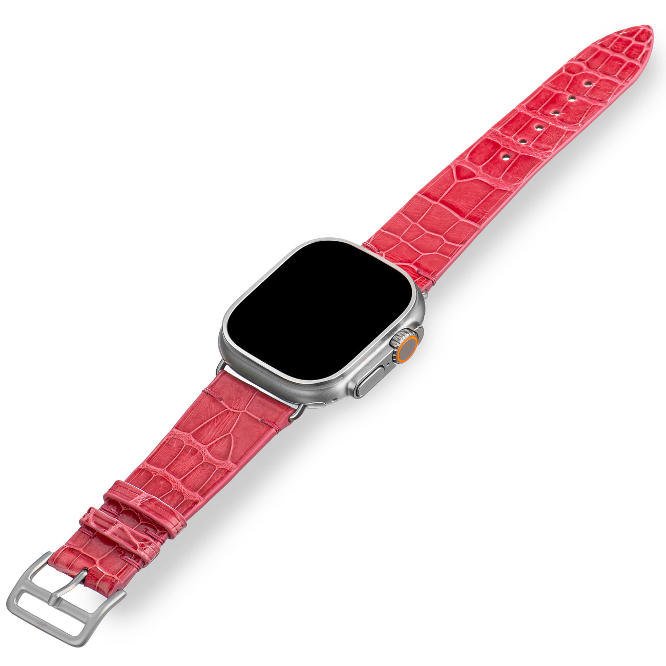 Apple Watch Band -  Alligator "RED PINK"