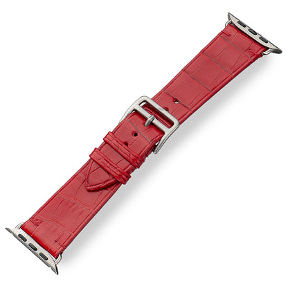 Apple Watch Band - Alligator "IMPERIAL RED"