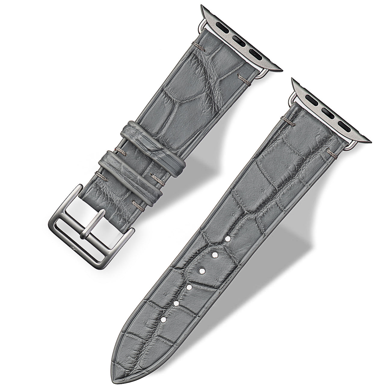 Apple Watch Band - Alligator "WOLF GRAY"