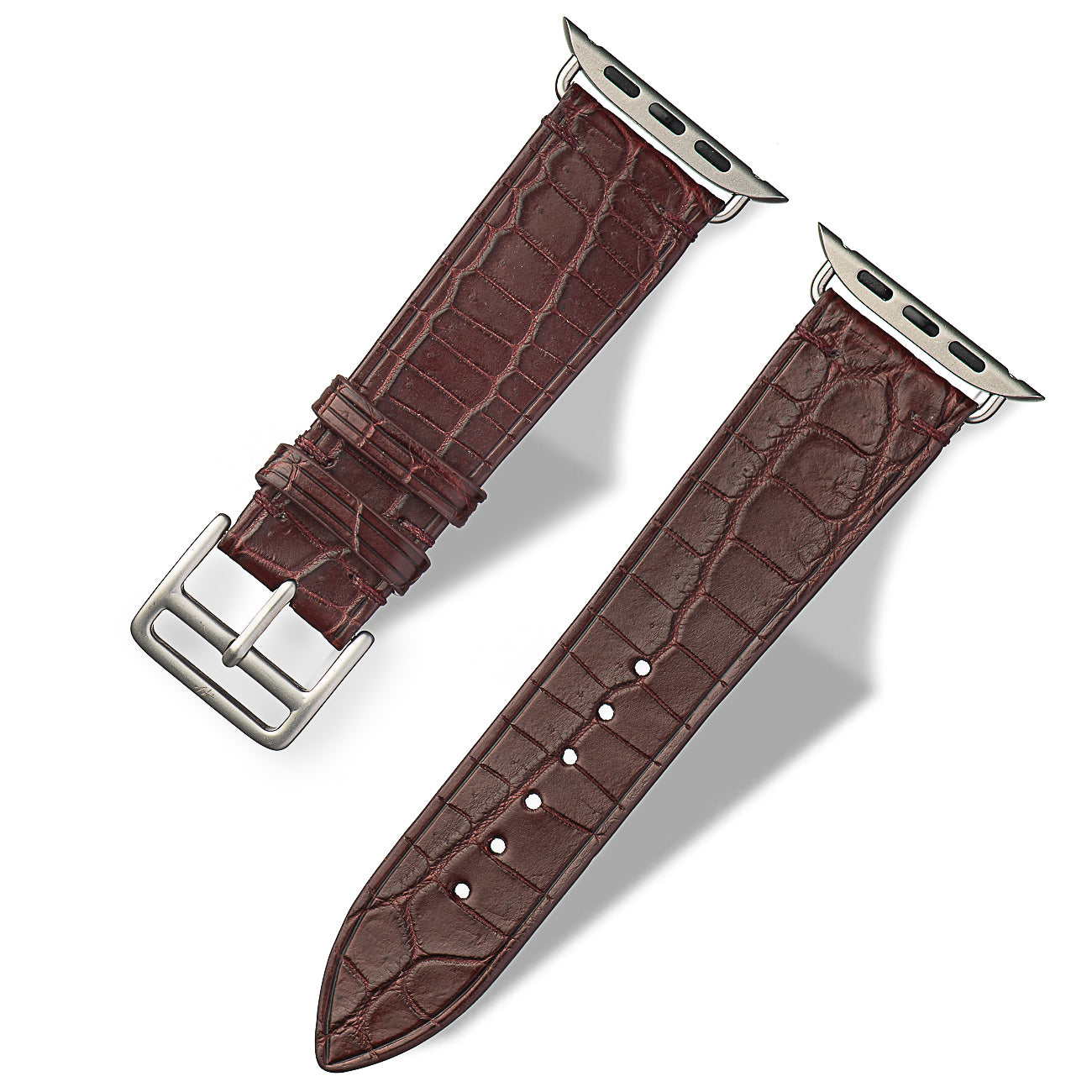 Apple Watch Band - Alligator "BORDEAUX"