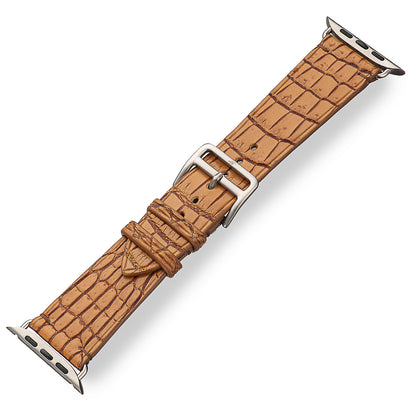 Apple Watch Band - Alligator "RICH GLAY BROWN"